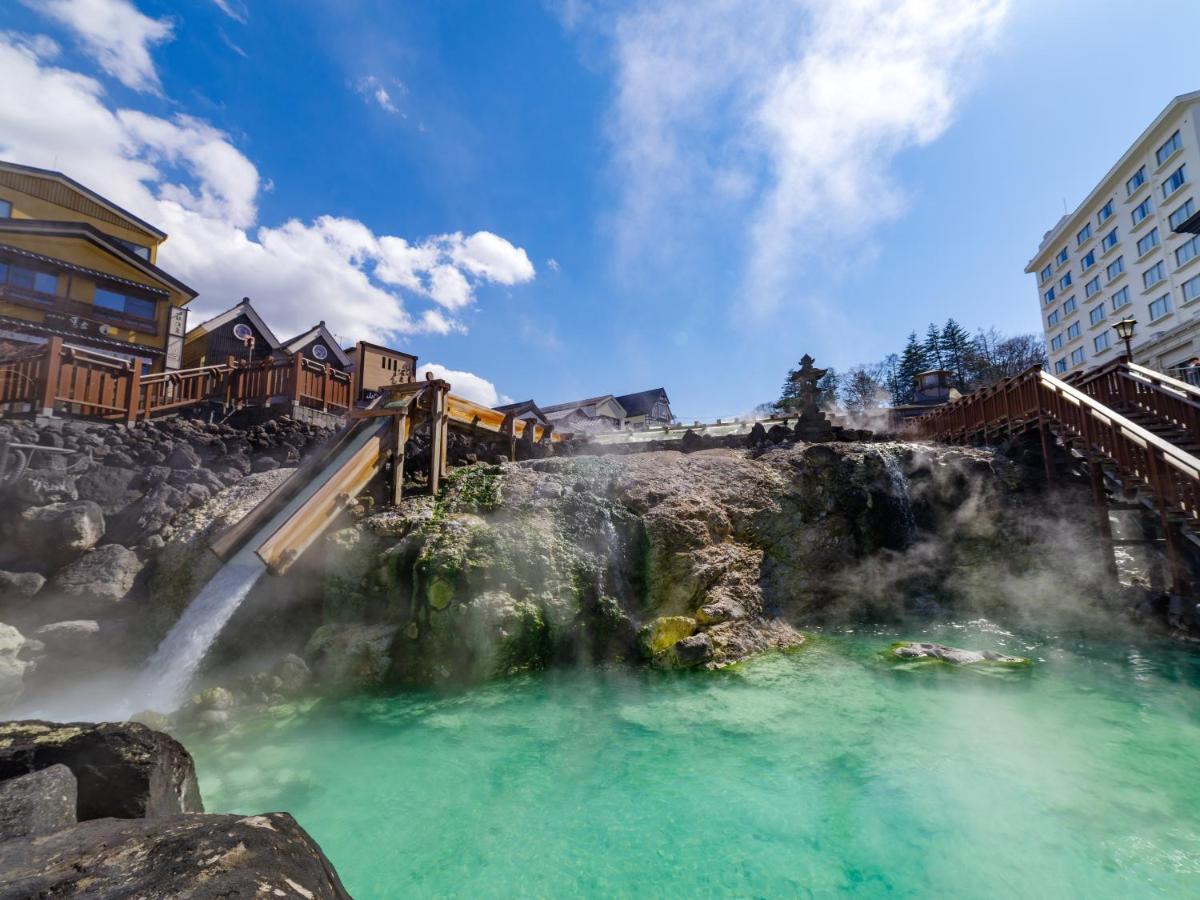 Kamenoi Hotel Kusatsu Yubatake Экстерьер фото